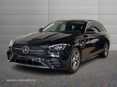 Usata Mercedes E300 Premium Plus 194 CV (142 kW) 2020 Nero Station wagon