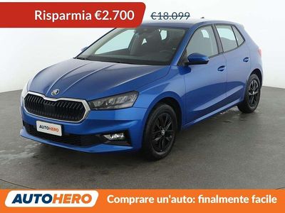 Usata Skoda Fabia Selection 95 CV (69 kW) 2024 Blu/azzurro Utilitaria