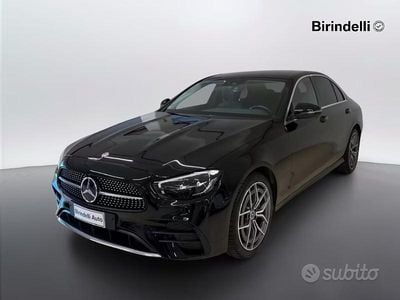 Usata Mercedes E220 Premium Plus 194 CV (142 kW) 2021 Nero Berlina
