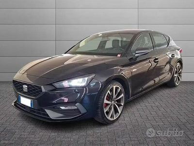 Usata Seat Leon FR 116 CV (85 kW) 2022 Nero Berlina