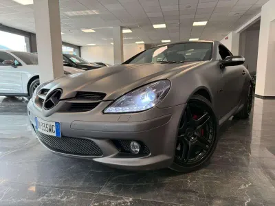 Usata Mercedes SLK350 AMG 272 CV (200 kW) 2005 Grigio scuro Cabrio