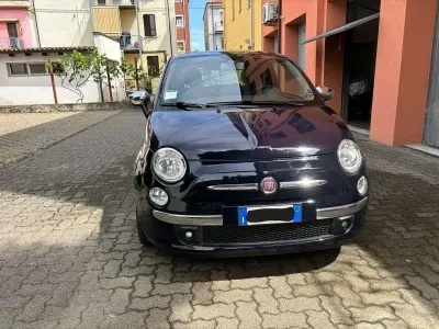 Occasion Fiat 500 Lounge 75 ch (55 kW) 2010 Bleue Citadine