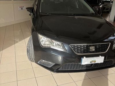 Usata Seat Leon ST Style 110 CV (80 kW) 2016 Nero Station wagon