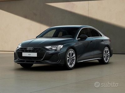 Nuova Audi A3 S-Line 150 CV (110 kW) 2025 Grigio Berlina