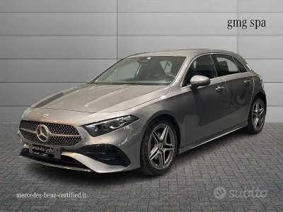 Usata Mercedes A180 AMG Line Premium 116 CV (85 kW) 2023 Grigio Utilitaria