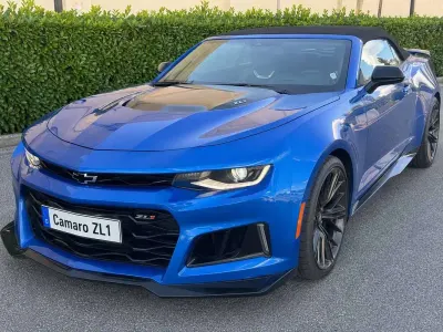 Usata Chevrolet Camaro ZL1 650 CV (478 kW) 2018 Blu/azzurro Cabrio