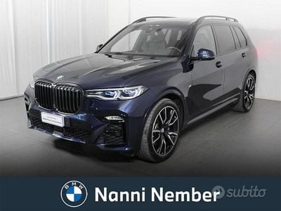 Usata BMW X7 Comfort Edition 340 CV (250 kW) 2022 Blu/azzurro SUV