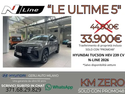 Nuova Hyundai Tucson N Line 179 CV (131 kW) 2026 Shadow grey SUV