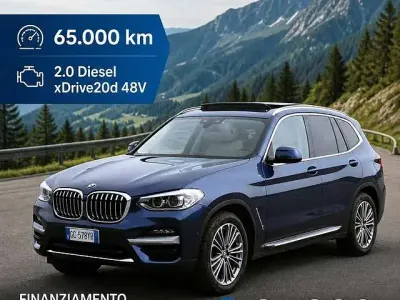 Usata BMW X3 Luxury Line 190 CV (139 kW) 2021 Blu/azzurro SUV