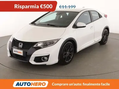 Usata Honda Civic Elegance 120 CV (88 kW) 2015 Bianco Berlina