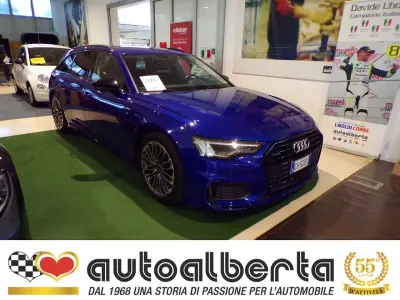 Usata Audi A6 S-line plus 265 CV (194 kW) 2022 Blu Station wagon