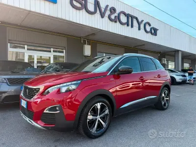 Usata Peugeot 3008 GT-line 131 CV (96 kW) 2019 Rosso SUV