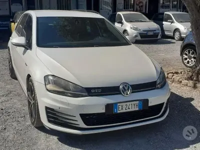 Usata VW Golf VII GTD 184 CV (135 kW) 2015 Bianco Berlina
