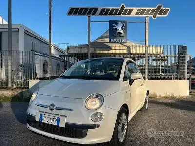 Usata Fiat 500 Lounge 69 CV (50 kW) 2009 Bianco Cabrio