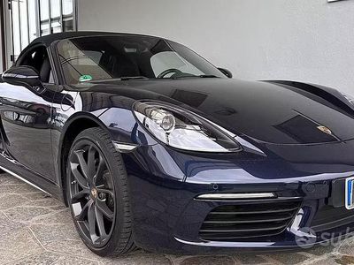 Usata Porsche 718 Boxster 300 CV (220 kW) 2019 Blu Cabrio