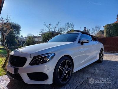 Usata Mercedes C180 Premium 2019 Bianco Cabrio
