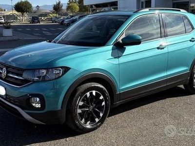 Usata VW T-Cross Style 110 CV (80 kW) 2022 Blu SUV