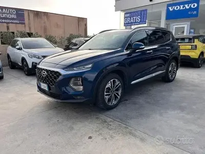 Usata Hyundai Santa Fe 200 CV (147 kW) 2019 Bluazzurro SUV