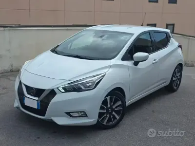 Usata Nissan Micra Tekna 90 CV (66 kW) 2018 Bianco Utilitaria