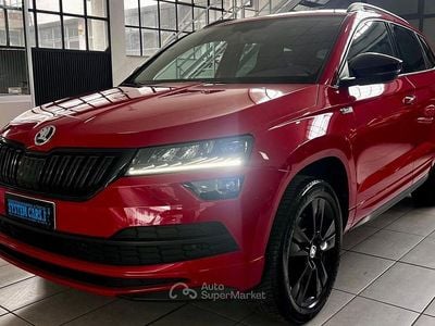 Usata Skoda Karoq SportLine 116 CV (85 kW) 2019 Rosso SUV