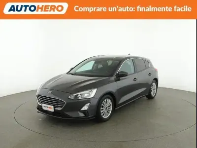 Occasion Ford Focus Titanium 125 PK (91 kW) 2018 Zwart Sedan