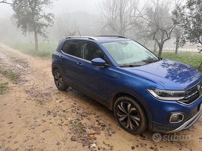 Usata VW T-Cross R 110 CV (80 kW) 2023 Blu SUV