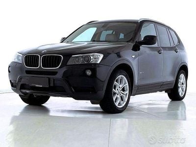 Usata BMW X3 Efficient Dynamics 184 CV (135 kW) 2012 Nero SUV