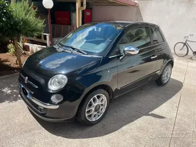 Usata Fiat 500 75 CV (55 kW) 2009 Nero Cabrio