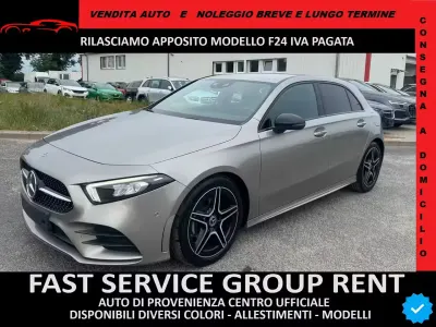 Usata Mercedes A180 Premium 136 CV (100 kW) 2020 Argento Berlina