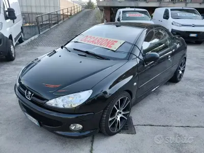 Begagnad Peugeot 206 CC RC 109 HK (80 kW) 2006 Svart Cab