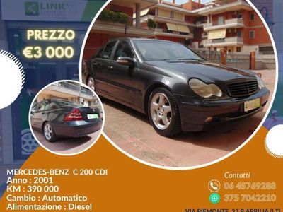 Usata Mercedes C200 Avantgarde 116 CV (85 kW) 2001 Nero metallizzato Berlina