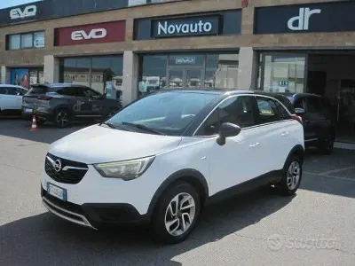 Usata Opel Crossland X 102 CV (75 kW) 2019 Bianco SUV