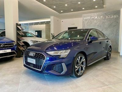 Usata Audi A3 S-Line 110 CV (80 kW) 2023 Blu navarra perlato Berlina