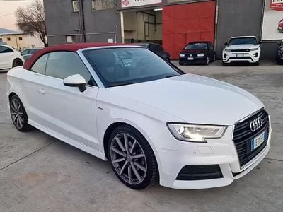 Usata Audi A3 Cabriolet S-Line 149 CV (109 kW) 2016 Bianco Cabrio