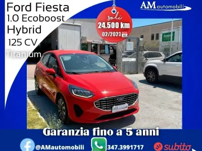 Usata Ford Fiesta Titanium 125 CV (91 kW) 2023 Rosso Utilitaria