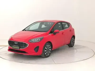 Usata Ford Fiesta Titanium 125 CV (91 kW) 2022 Rosso Utilitaria