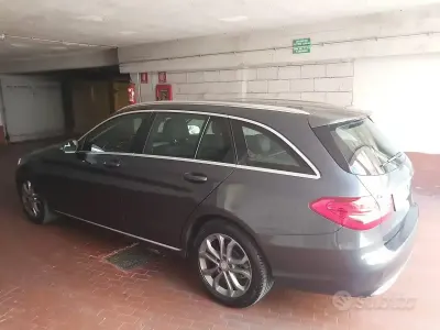 Usata Mercedes C200 136 CV (100 kW) 2016 Grigio Station wagon
