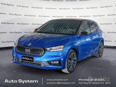 Usata Skoda Fabia Monte Carlo 80 CV (58 kW) 2023 Blu race Utilitaria