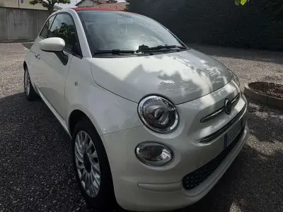 Usata Fiat 500C Lounge 69 CV (50 kW) 2018 Bianco Cabrio