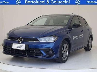 Usata VW Polo R-line 95 CV (69 kW) 2023 Blu/azzurro Berlina