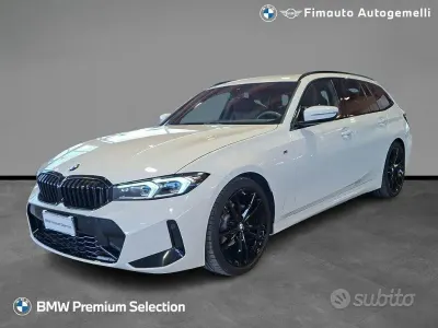 Usata BMW 318 M Sport 150 CV (110 kW) 2022 Bianco Station wagon