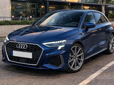 Usata Audi A3 S-Line 150 CV (110 kW) 2023 Blu Berlina