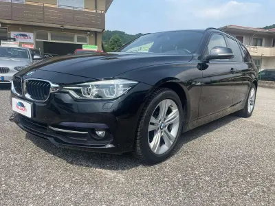 Usata BMW 320 Sport Line 190 CV (139 kW) 2017 Nero Station wagon