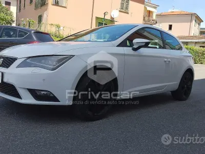 Usata Seat Leon Style 150 CV (110 kW) 2013 Bianco Coupé