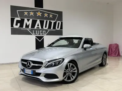 Brugt Mercedes C220 Premium 194 HK (142 kW) 2018 Sølv Cabriolet