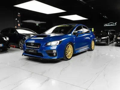 Usado Subaru WRX STI 300 CV (220 kW) 2015 Azul Berlina