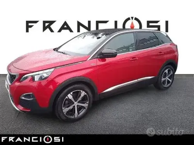 Usata Peugeot 3008 GT-line 131 CV (96 kW) 2019 Rosso SUV