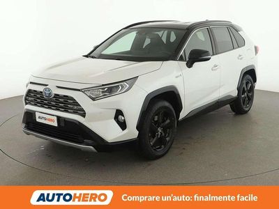 Usata Toyota RAV4 Hybrid Style 218 CV (160 kW) 2019 Bianco SUV