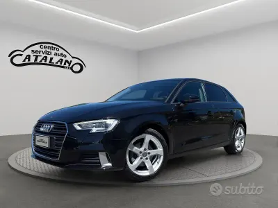 Usata Audi A3 Sport 116 CV (85 kW) 2018 Nero Berlina