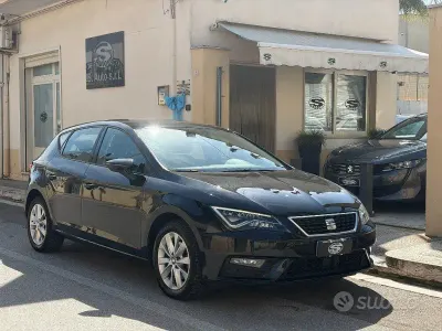 Usata Seat Leon Style 116 CV (85 kW) 2019 Nero Berlina